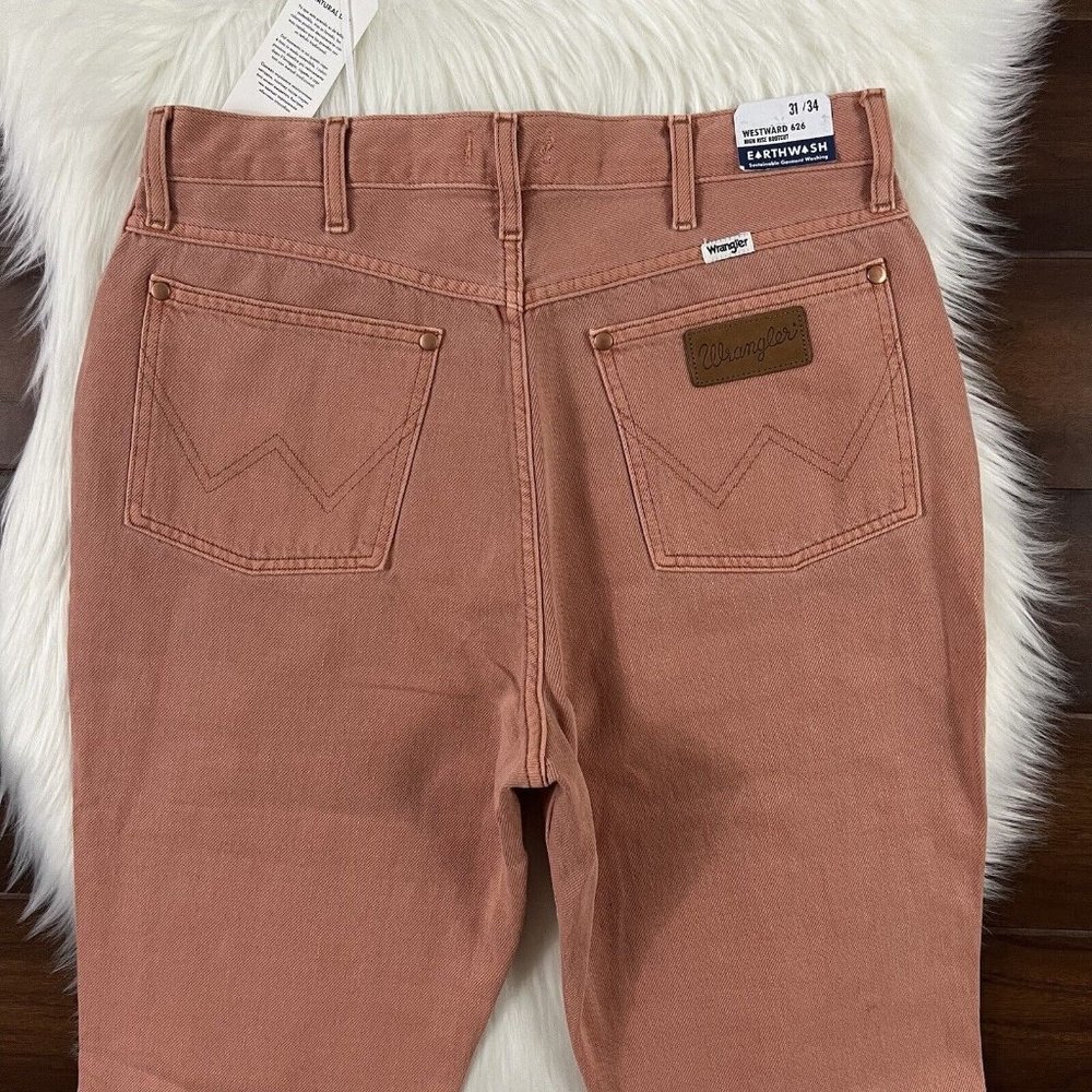Wrangler Size 31 x 34 Firestone Westward 626 Boot Cut Denim Jeans - Picture 8 of 10